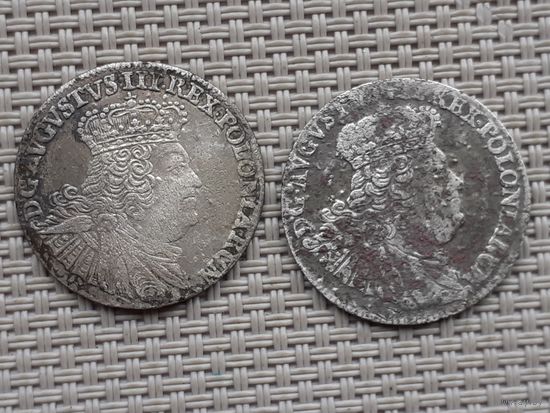 Два шостака (6 грошей) 1755 г.