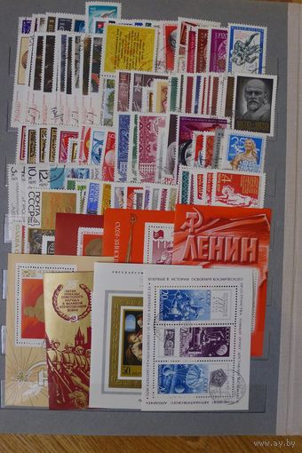 СССР-1970 (Заг.3766-3893) гаш., Хронология, Весь 1970год(все марки и блоки, ), полный комплект(2)