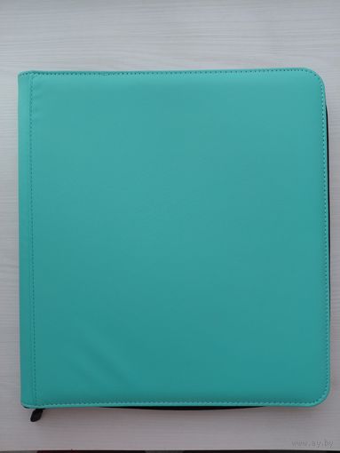 Альбом для карточек, Зеленый (Бирюзовый), новый. 3 на 4, 20 листов (480 карт), размер ячейки 71 на 96 мм.