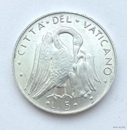 Ватикан 5лир пеликан