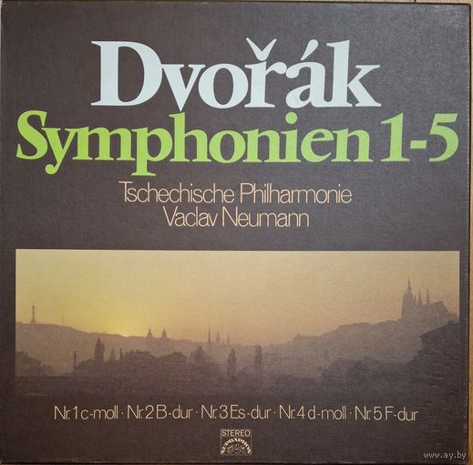 Dvorak, Tschechische Philharmonie, Vaclav Neumann – Symphonien 1-5 (4LP)