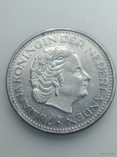 Недерланды 1 гульден 1978 года .