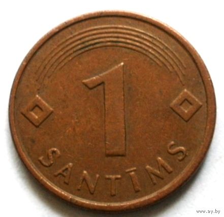 1 сантим 1997 Латвия