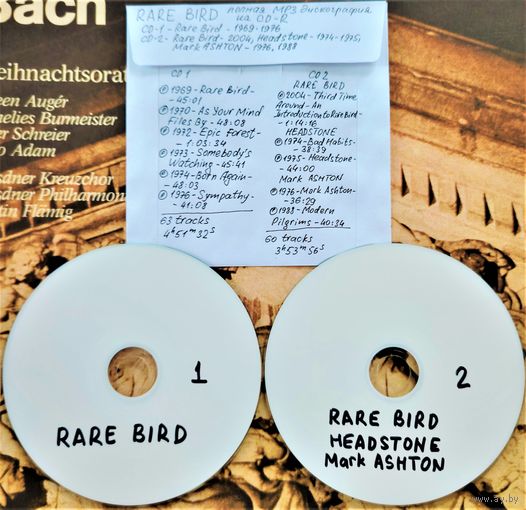 CD MP3 дискография RARE BIRD, HEADSTONE, Mark ASHTON - 2 CD