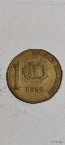 Доминиканская республика 1 песо 1992