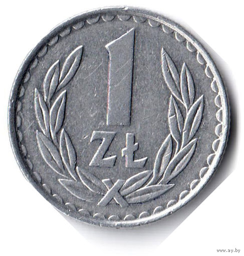 Польша. 1 злотый. 1985 г.