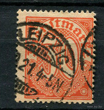 Рейх (Веймарская республика) - 1920 - Dienstmarken - Цифры - 30 Pf - [Mi.27d] - 1 марка. Гашеная.  (Лот 28Ju)-T25P8