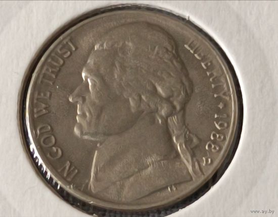 США. 5 центов 1988 года. (*).