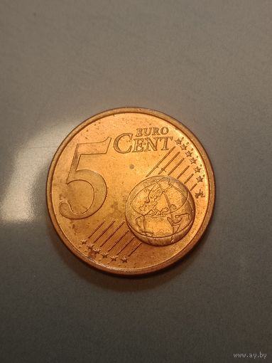 Германия 5 центов 2002 года . D