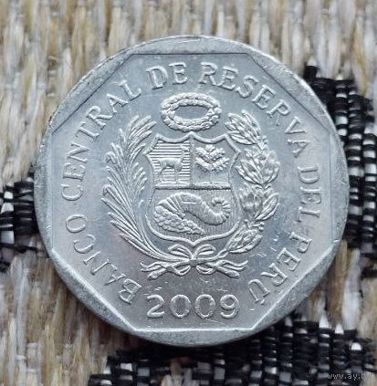 Перу 5 центов (сентимо) 2009 года, UNC