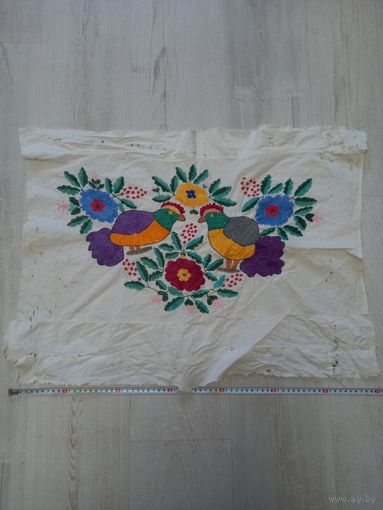 Вышивка картина птицы