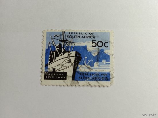 Марки Порт Кейптауна ЮАР 1 шт. - 3,00 руб.