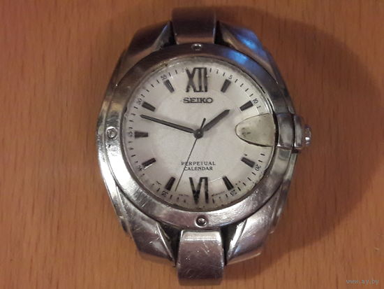 Винтажные часы SEIKO Japan с вечным календарем. Аукцион 7 дней без МЦ