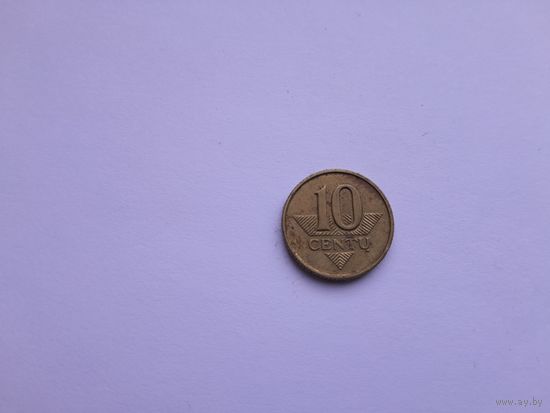 10 центов 1997 года. Литва.