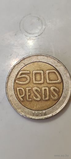 Колумбия 500 песос 1996