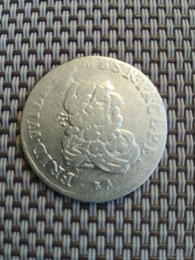 6 грошей 1686 года, Пруссия.