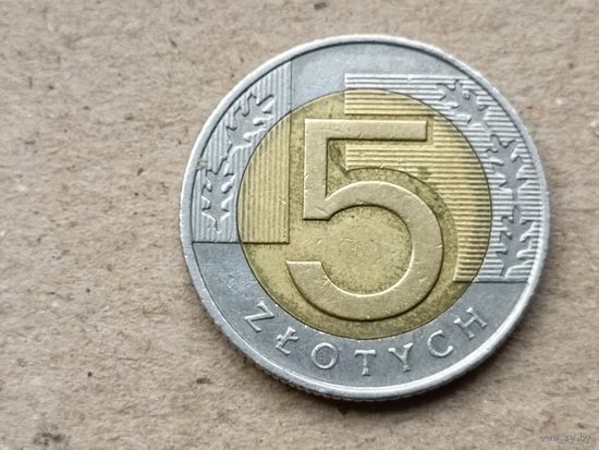 Польша 5 злотых, 2015г. (U-)