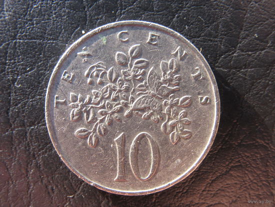 Ямайка. 10 центов. 1988. С 20 копеек. Распродажа коллекции. Смотрите другие лоты.