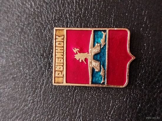Значок герб Рыбинск