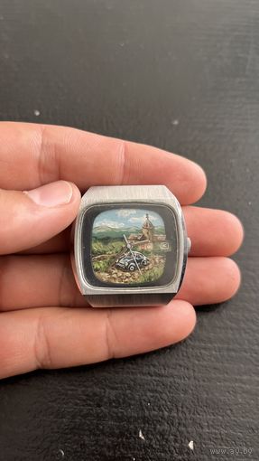 Часы Полет СССР Роспись