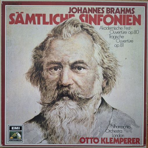 Johannes Brahms - Philharmonia Orchestra London, Otto Klemperer – Samtliche Sinfonien (4LP)