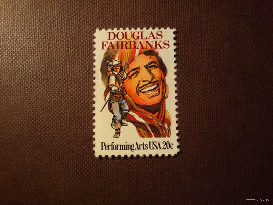 США 1984 г.Дуглас Фэрбенкс,звезда эпохи немого кино./40а/