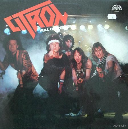 Пластинка-винил CITRON - "Full Of Energy" (1986, Supraphon, Чехословакия) / Хэви-метал  из Чехии!
