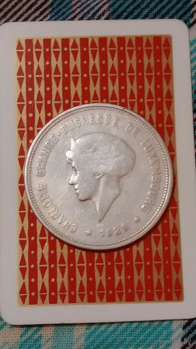 Люксембург 5 франков 1929