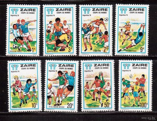 Заир-1978   Спорт, Футбол, ЧМ-1978   MNH