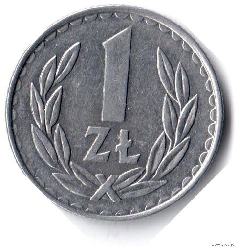 Польша. 1 злотый. 1987 г.