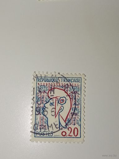 Франция год 1961 год Стандарт Марианна (новй тип)
