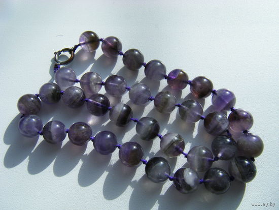 Бусы натуральный камень АМЕТИСТ. 50см.