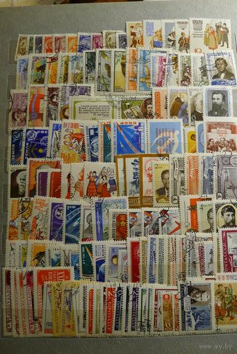 СССР-1961 (Заг.2425-2566) гаш., Хронология, Весь 1961 год(все марки, без фольги), полный комплект