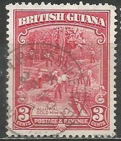 Британская Гвиана. Добыча золота. 1934г. Mi#158.