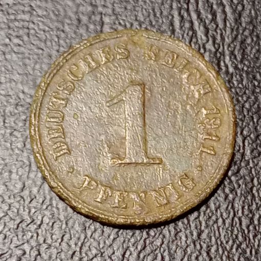 1 пфенниг 1911 А Германия
