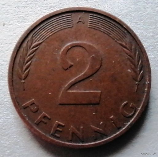 2 пфеннига 1992 А