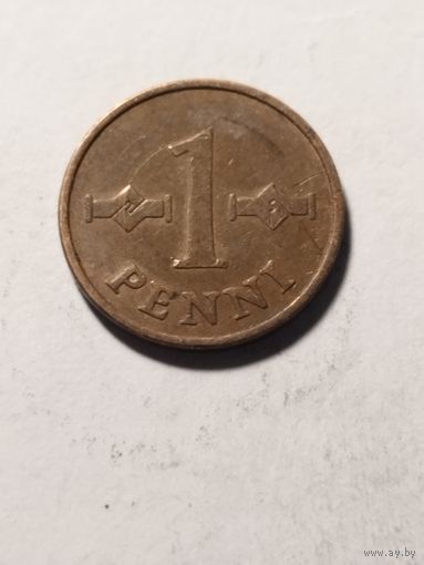 Финляндия 1 пенни 1963