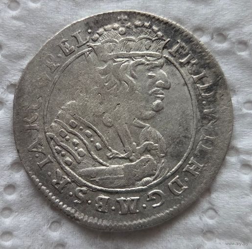 Пруссия орт 18 грош 1685