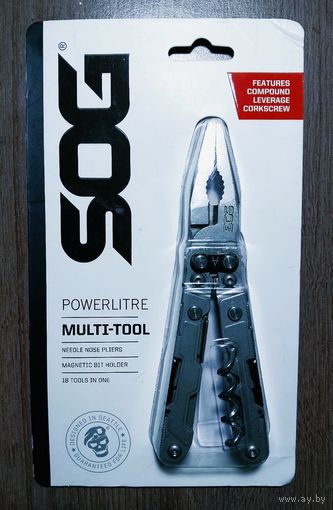 Мультитул SOG Powerlitre PL1001 Original Новый