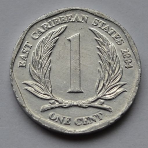 Восточные Карибы, 1 цент 2004 г.