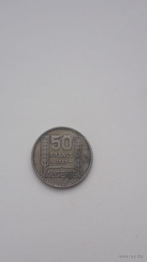 ФРАНЦУЗСКИЙ АЛЖИР 50 франков 1949 год