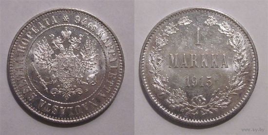 1 марка 1915 UNC