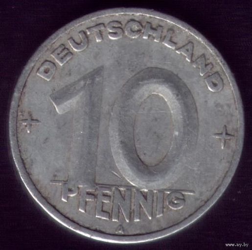 10 пфеннигов 1950 год ГДР