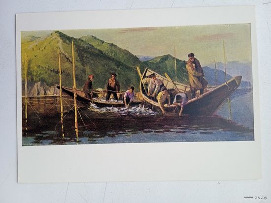 1960. рыбалка. Окладников. Байкальские будни