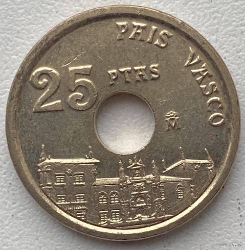 Испания 25 песет 1993 г. Страна Басков
