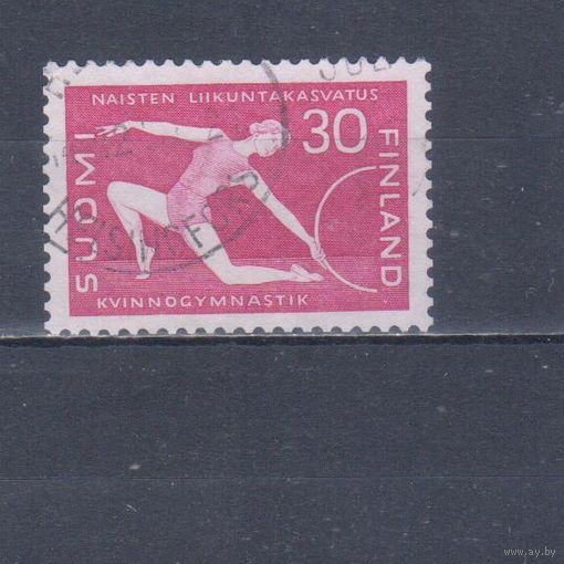 [2110] Финляндия 1959. Спорт.Женская гимнастика. Одиночный выпуск.Гашеная марка.