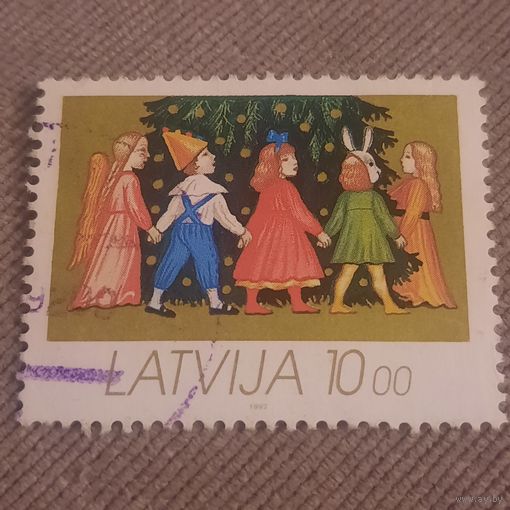 Латвия 1992. Новогодний хоровод