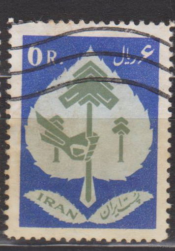 Неделя дерева флора Иран 1962 год лот 14