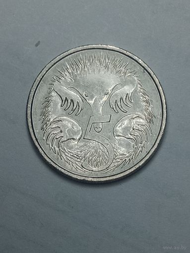Австралия 5 центов 2016 года .