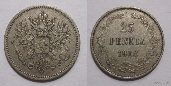 25 пенни 1908